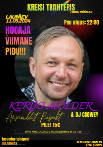 KERDO MÖLDER ansamblist RESPEKT+ DJ CROWEY